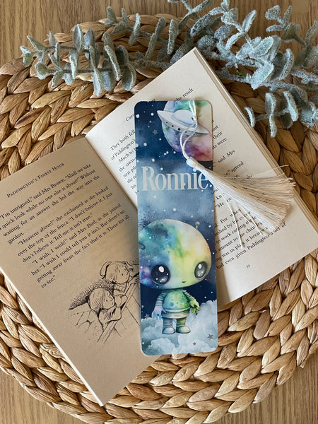 Alan the alien bookmark