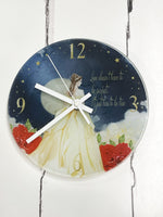 Beauty glass clock