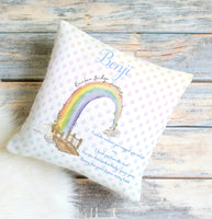 Rainbow bridge cushion