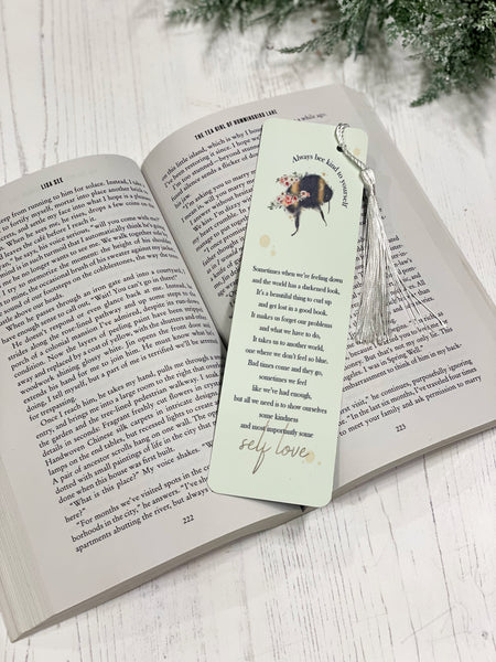 self love bee book mark