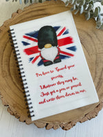 London guardsman Gonk notebook